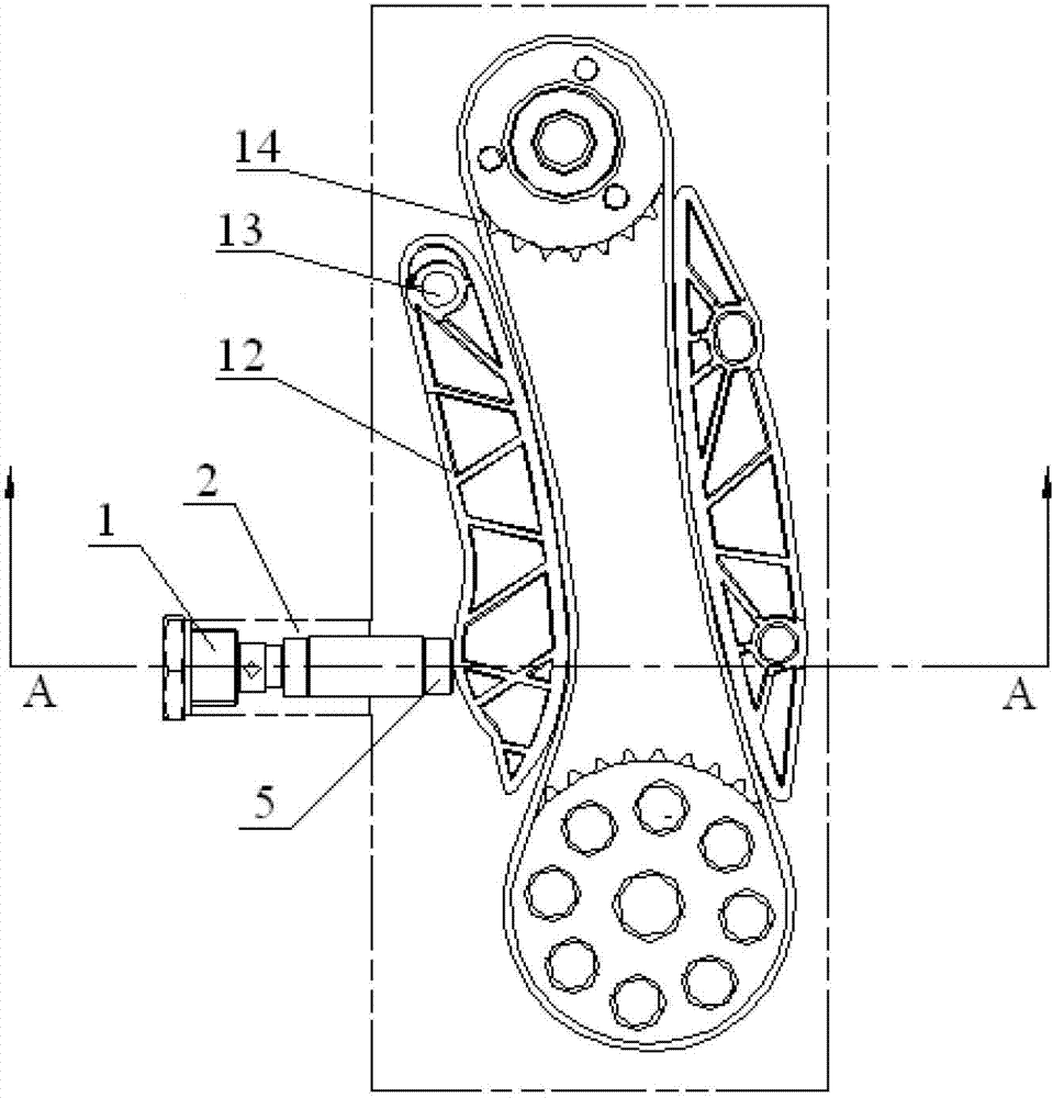 Hydraulic chain tensioner device