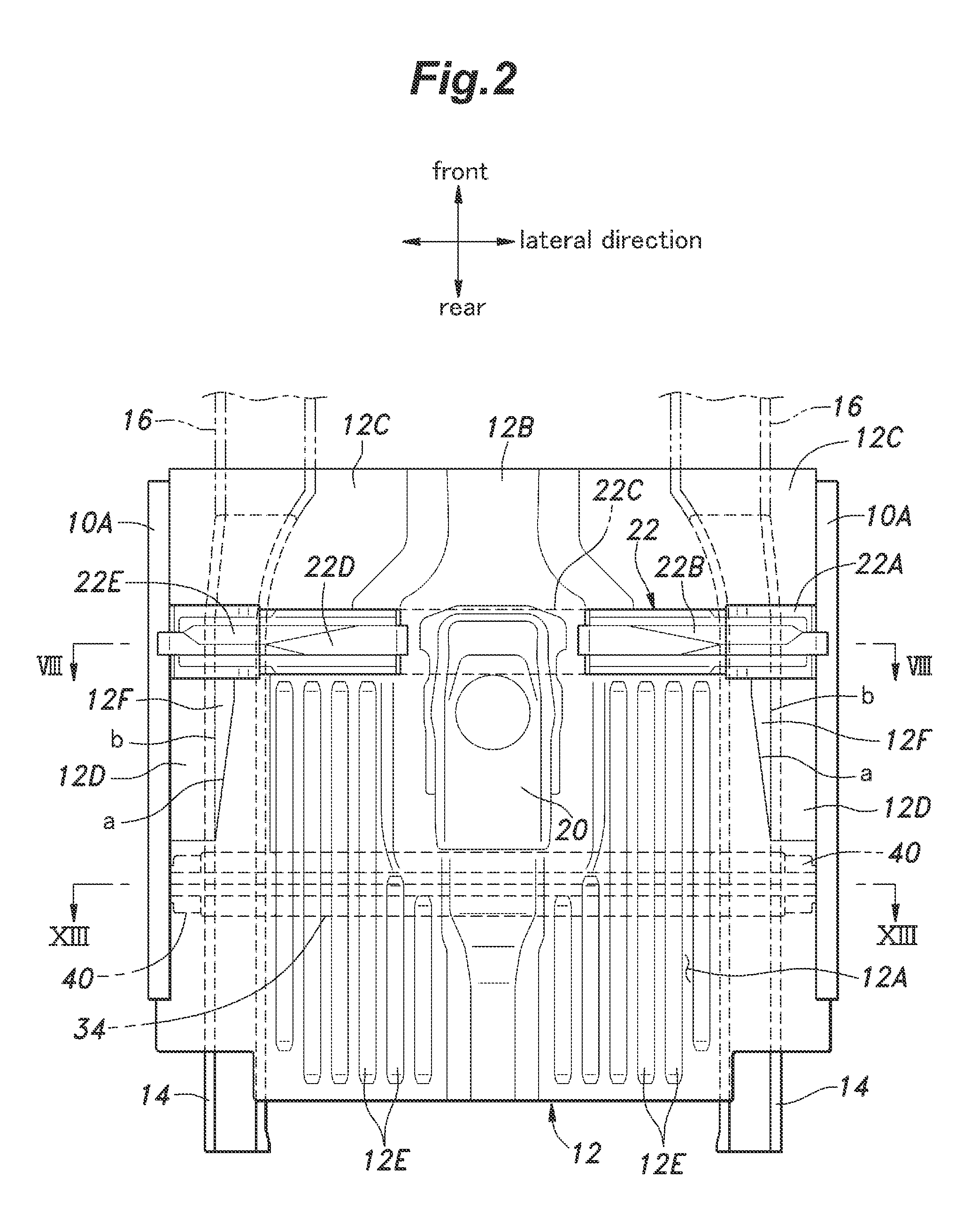 Automotive floor structure