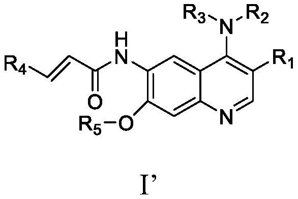 Quinoline derivative containing furyl and preparation method and application thereof