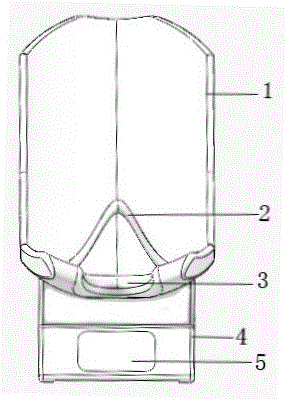 Nursing chair for cleaning baby's buttocks