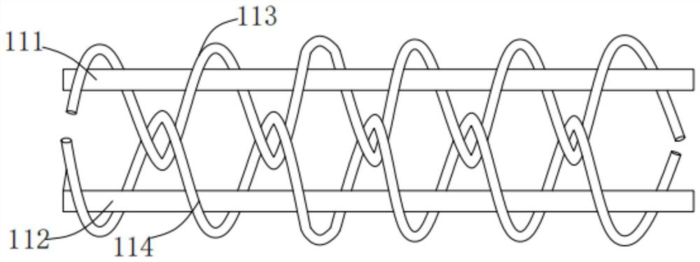 Fan-type spliced knitted fabric and knitting method and application thereof