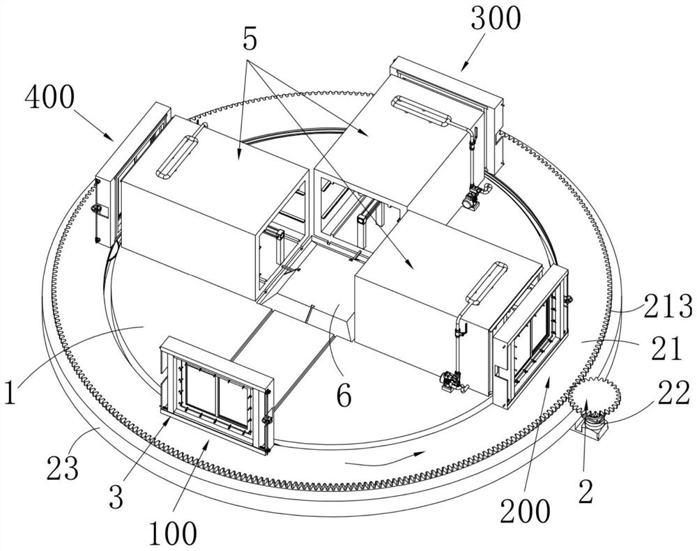 Multi-station door and window three-property detection device