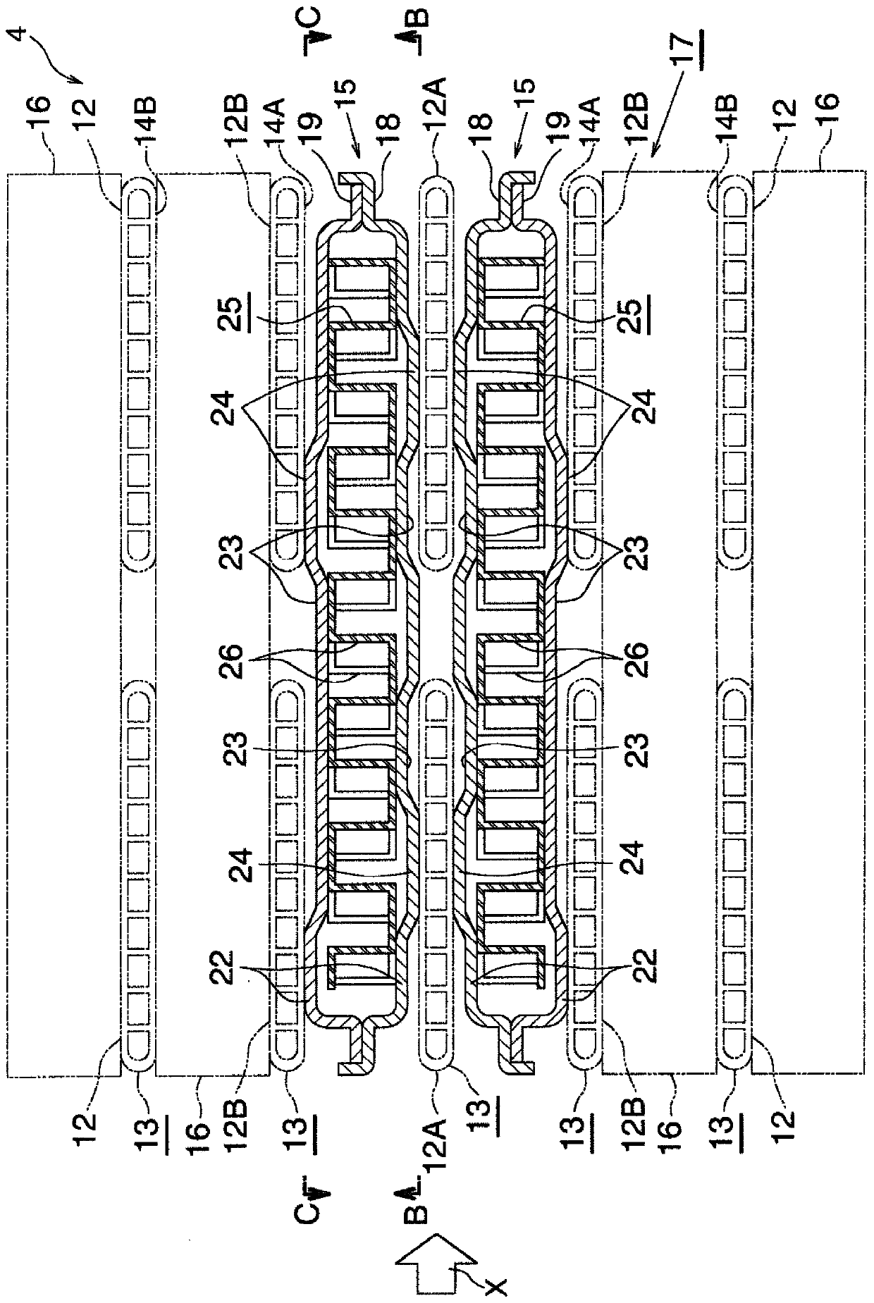 Evaporator with cooling function