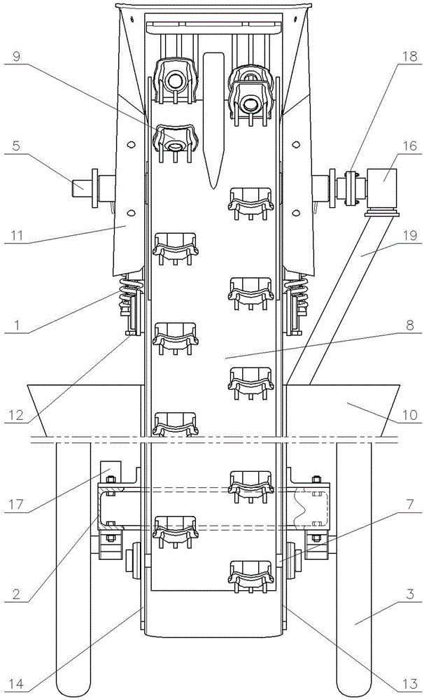 Potato planter intelligent spacing adjustment planting unit