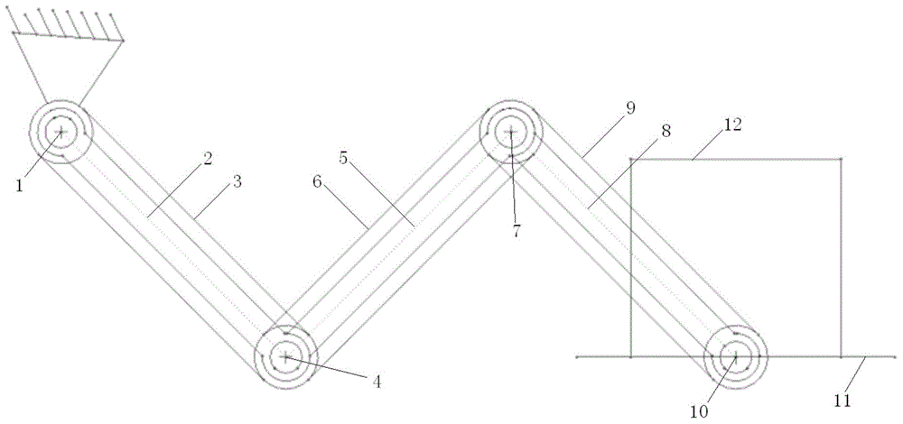 Material transfer device based on composite planetary gear mechanism