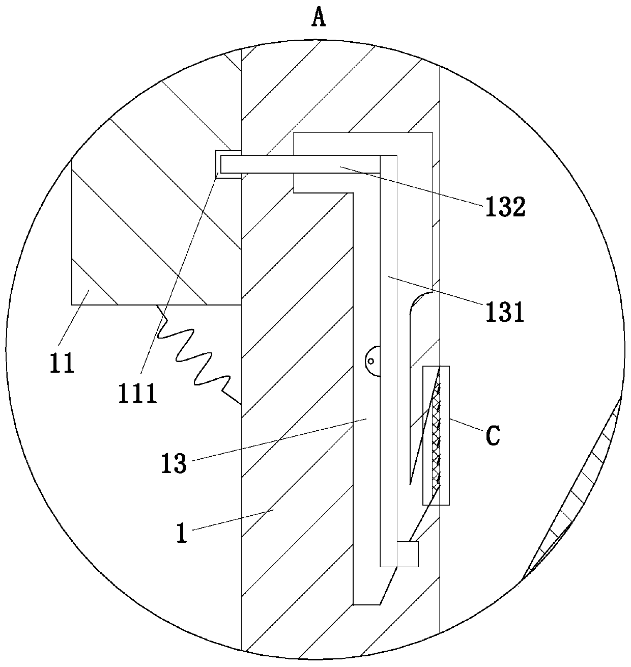 L-shaped concrete prefabricated part