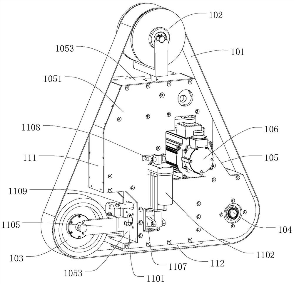 Robot handheld force control belt sander