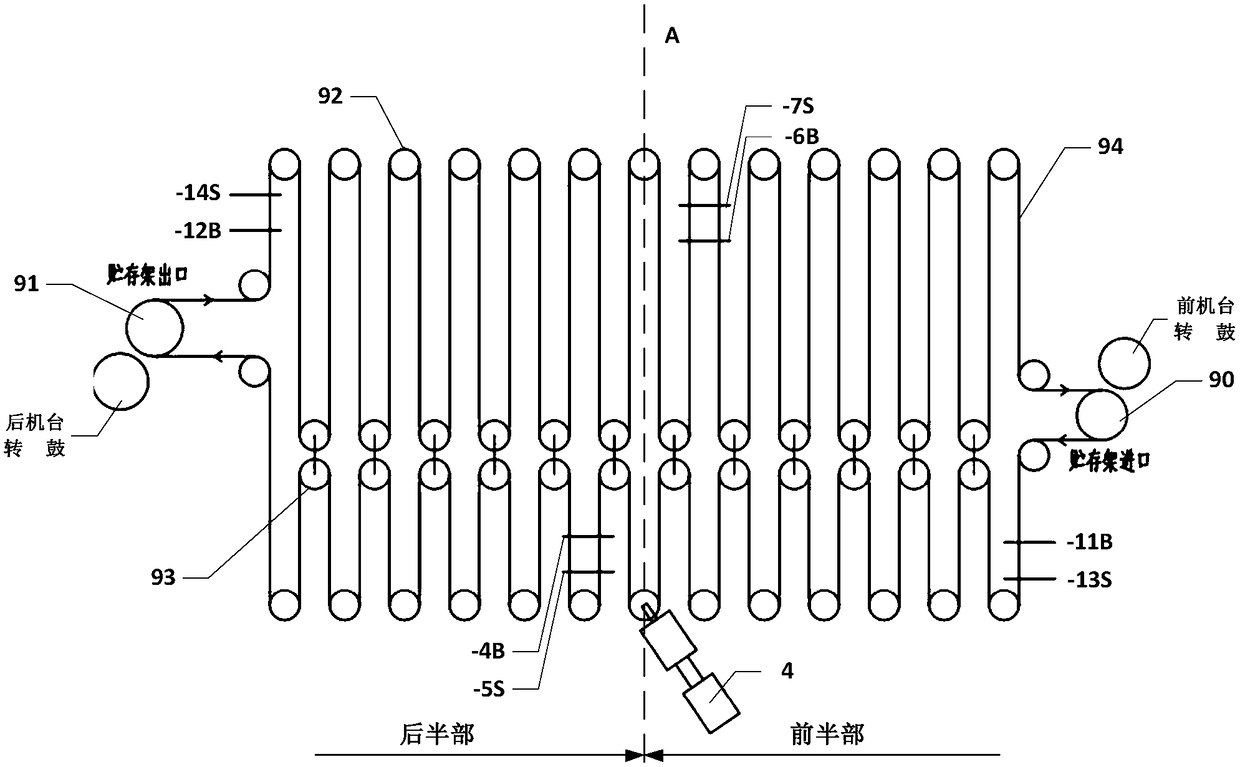 Intermediate cache device control system