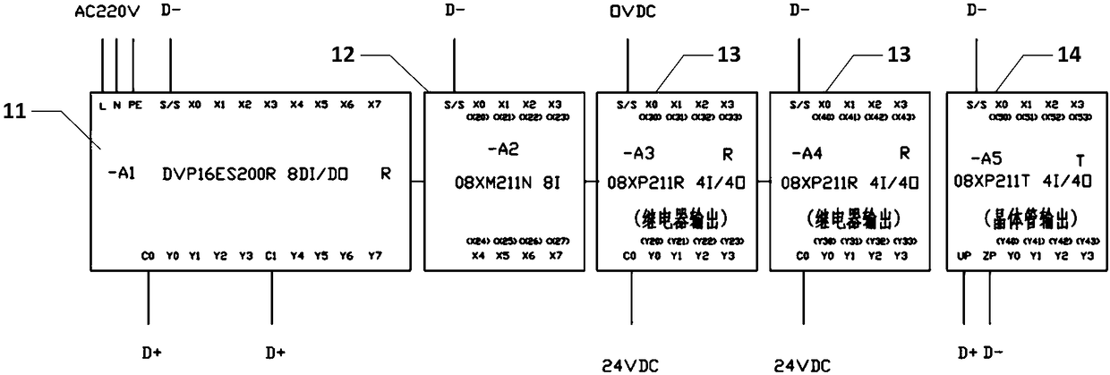 Intermediate cache device control system