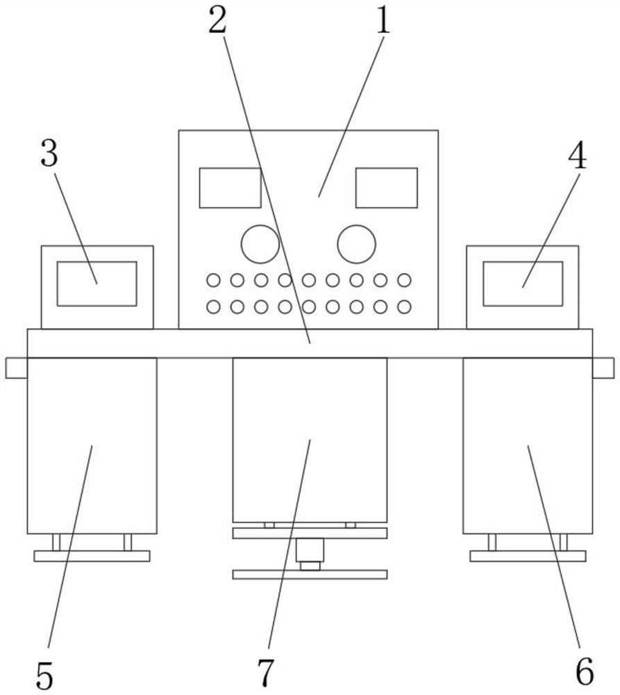 Multifunctional measurement and control experimental device for teaching