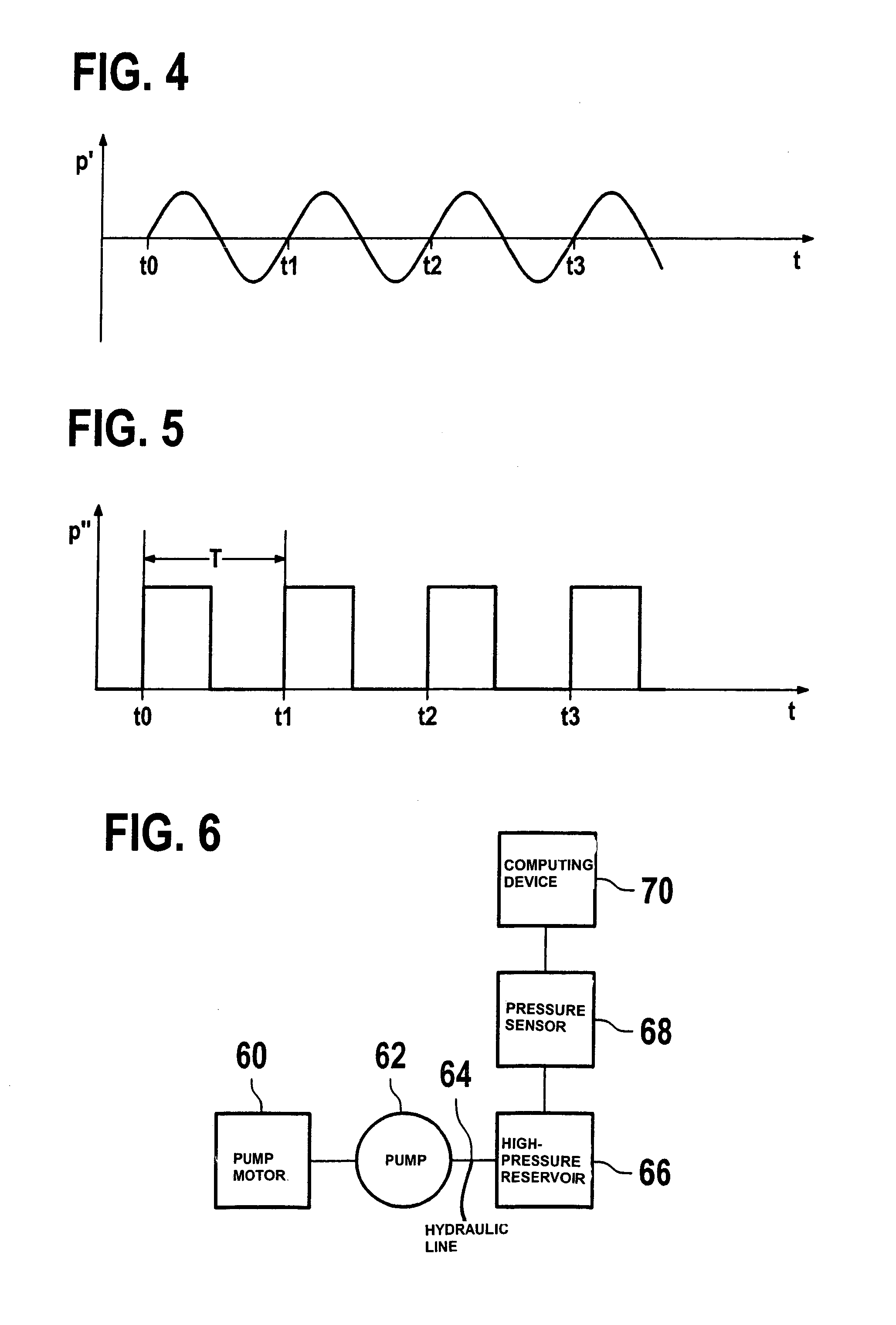 Method and device for detecting the speed of a pump