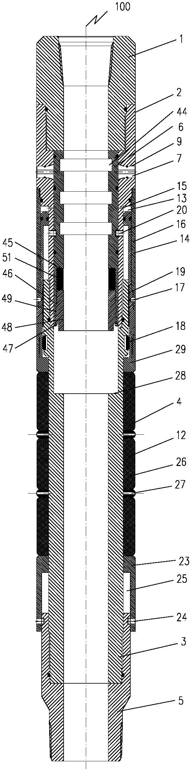 Apparatus for multi-directional pressure-controlled spray seal pressure and pipe string containing same