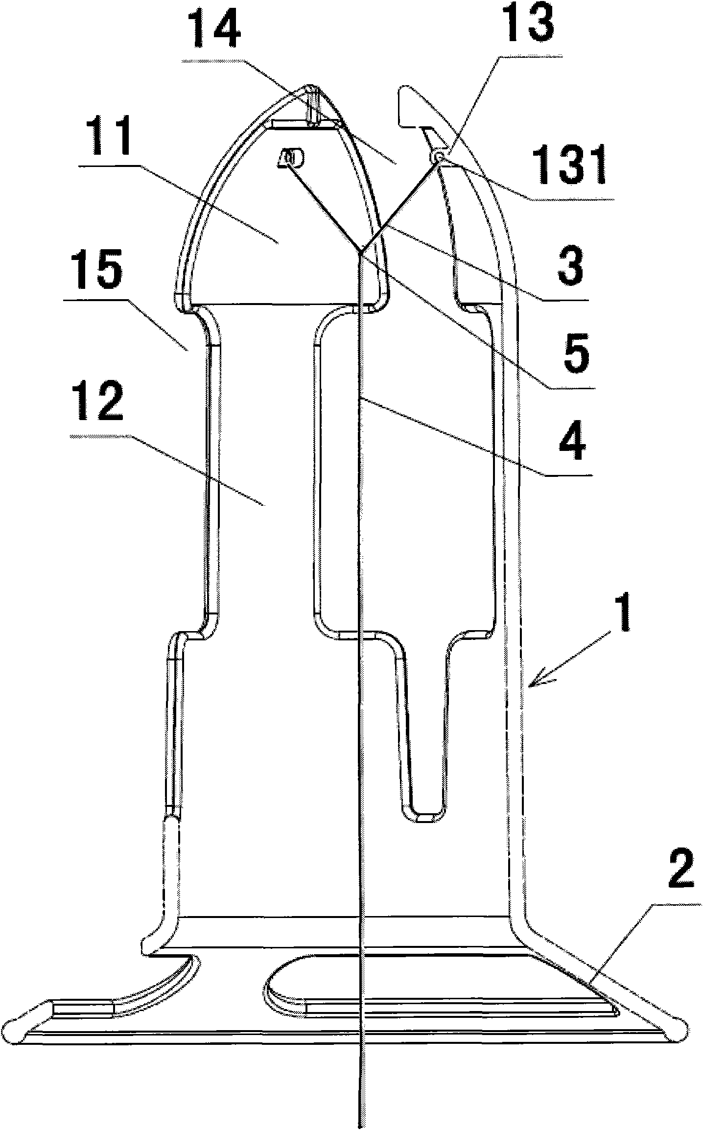 Anus dilatation device for surgical operation