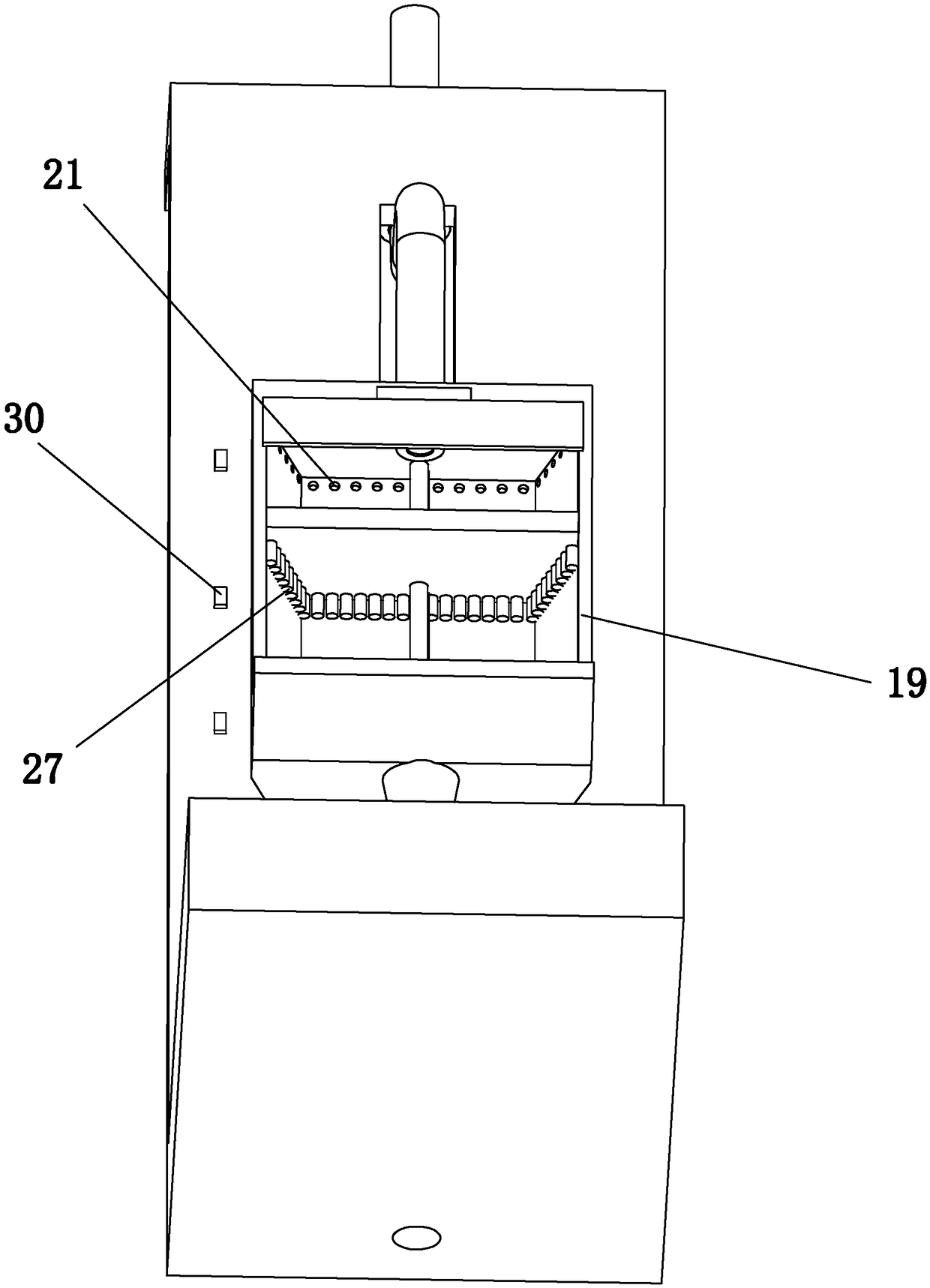 Automatic cleaning toilet with automatic height adjustment