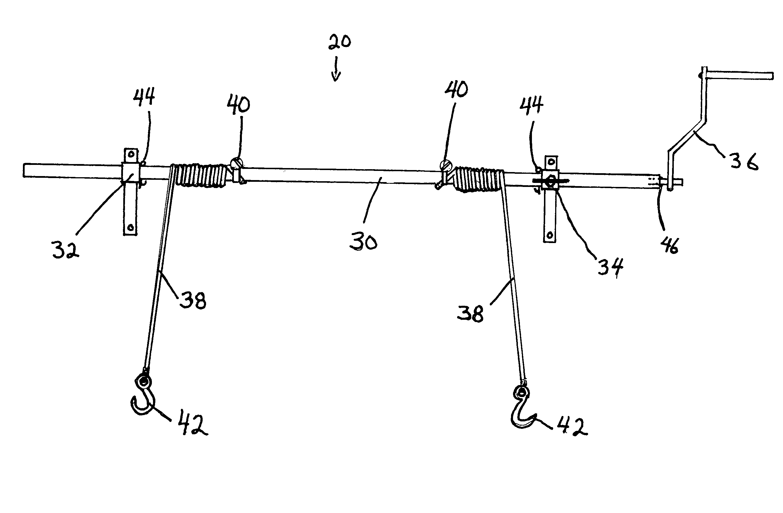 Device for mounting on a vehicle for hoisting and transporting a big-game carcass