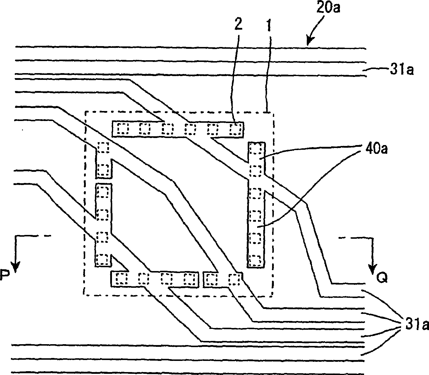 Circuit board, electronic circuit device, and display