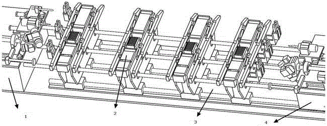 Automatic spring tube end surface processing device