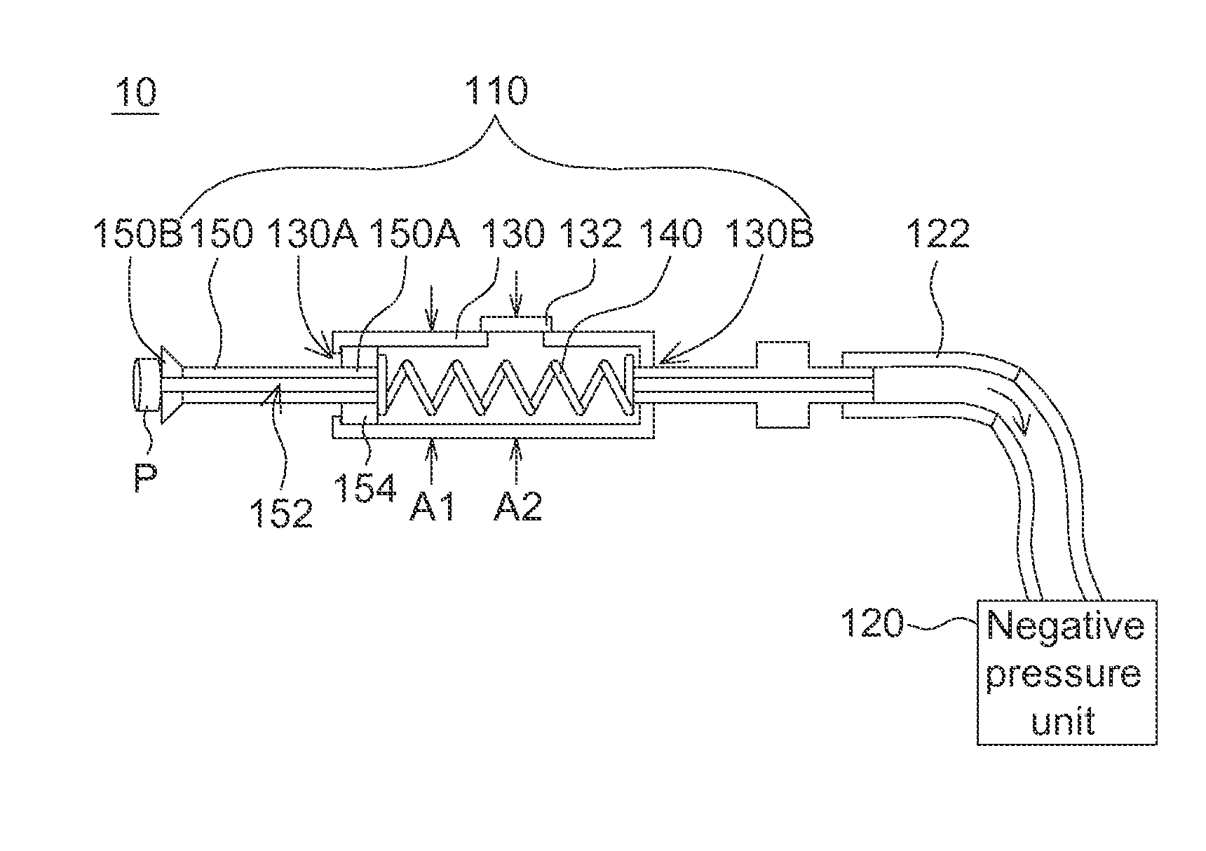 Negative Pressure Type Medication Delivering Device and Medication Dispensing Device and System Using the Same