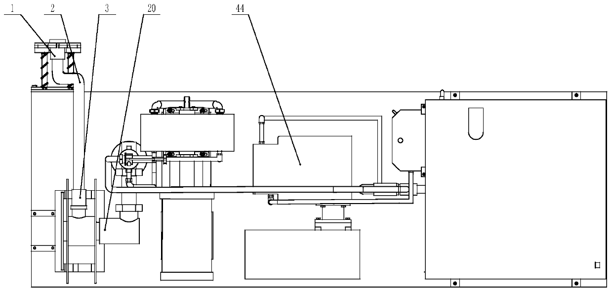 Fire-fighting medium supply device and method for substation fire-fighting robot