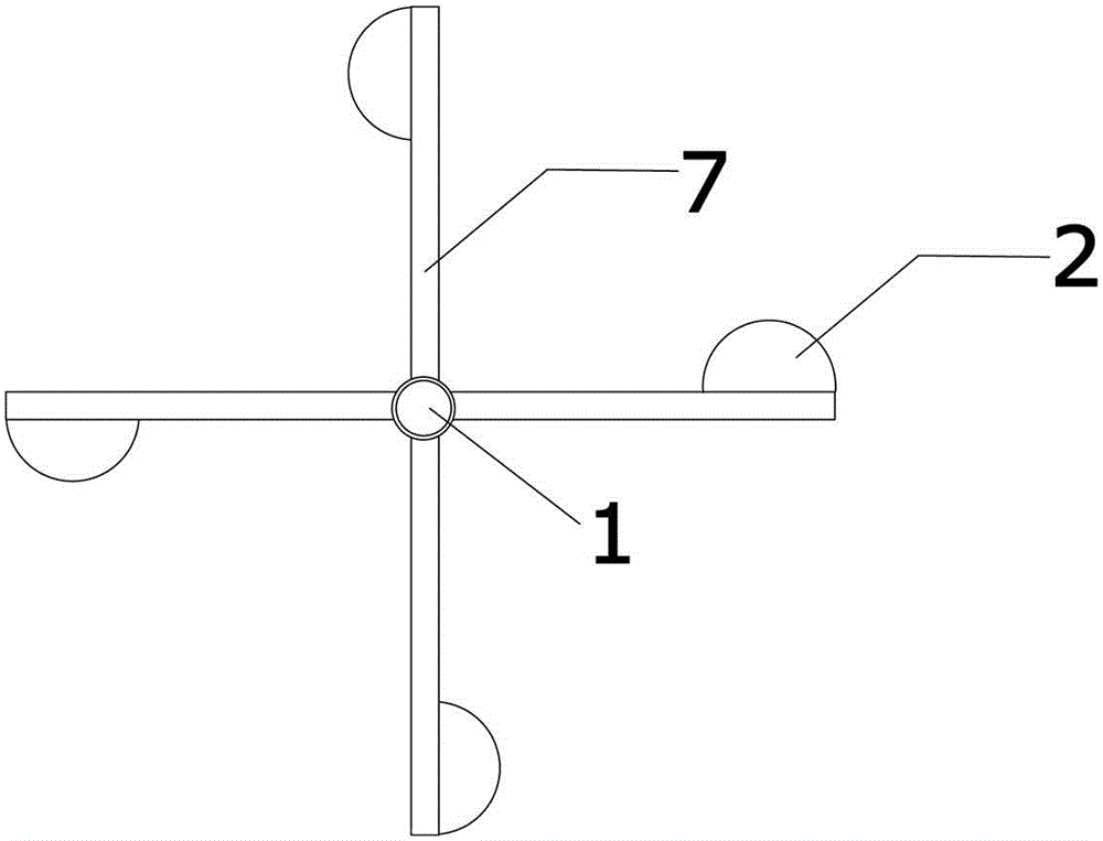 Parallel type wind driven generator device