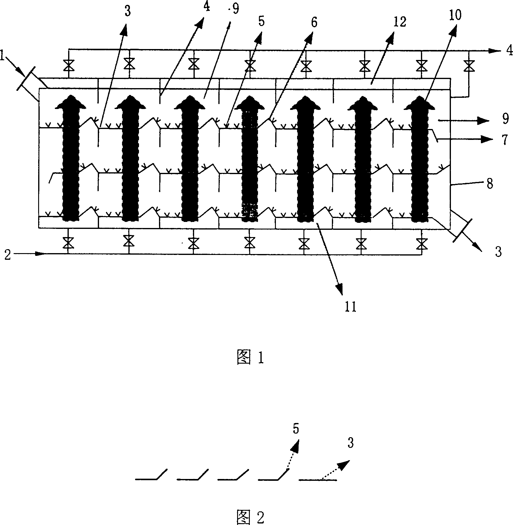 Horizontal polyester solid phase polycondensation reaction device