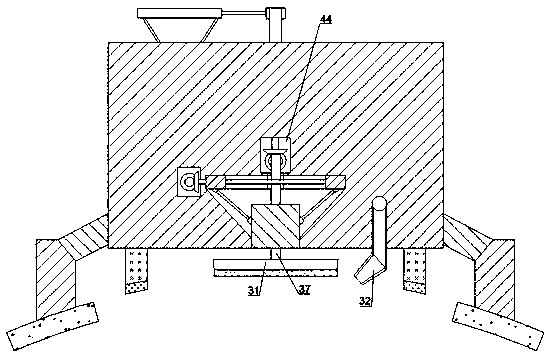 Automatic treatment equipment for outer surface of petroleum fuel storage tank