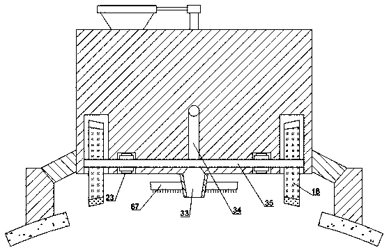 Automatic treatment equipment for outer surface of petroleum fuel storage tank