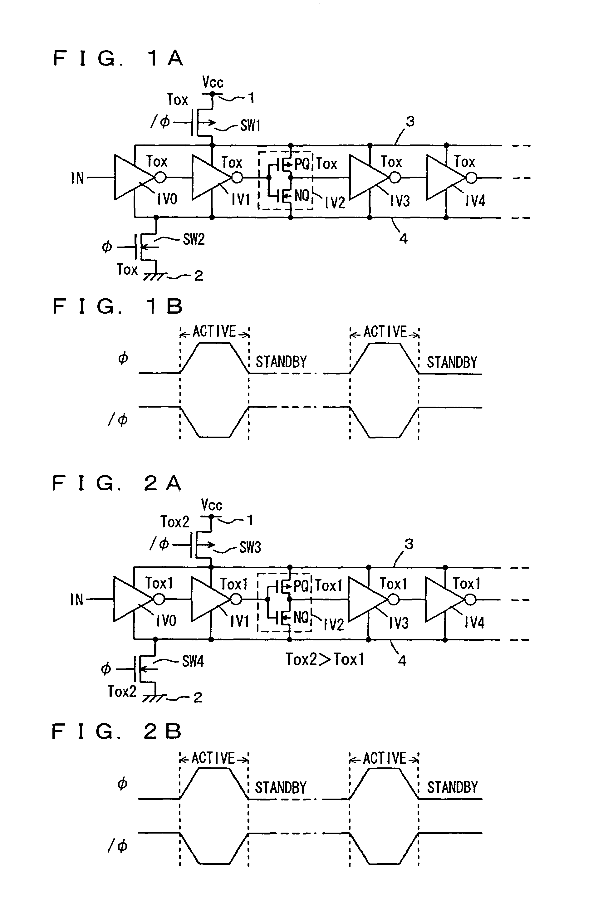 Semiconductor integrated circuit device operating with low power consumption