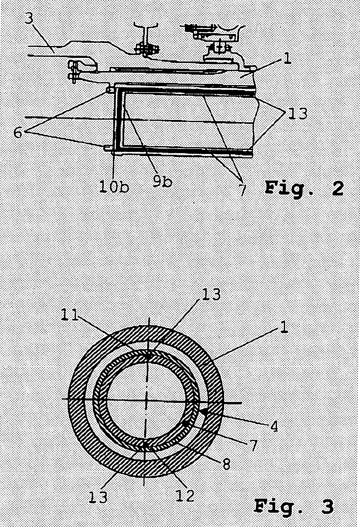 Electronic safety system for the avoidance of an overspeed condition in the event of a shaft failure