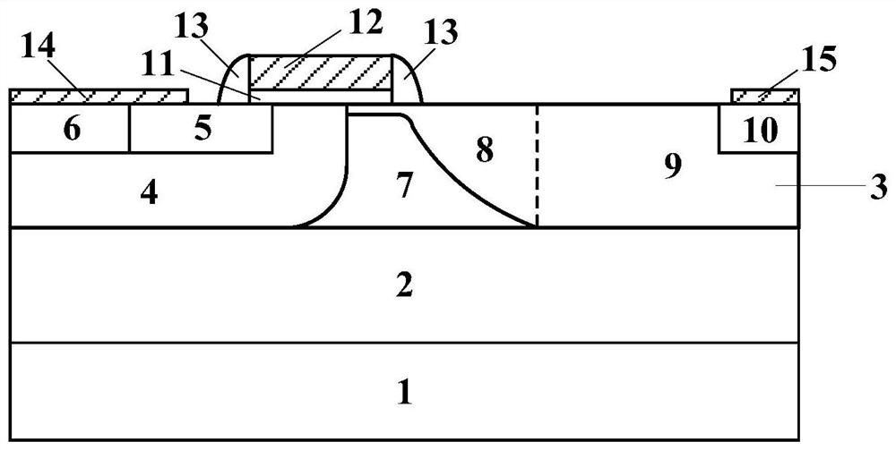 A lateral high voltage power semiconductor device