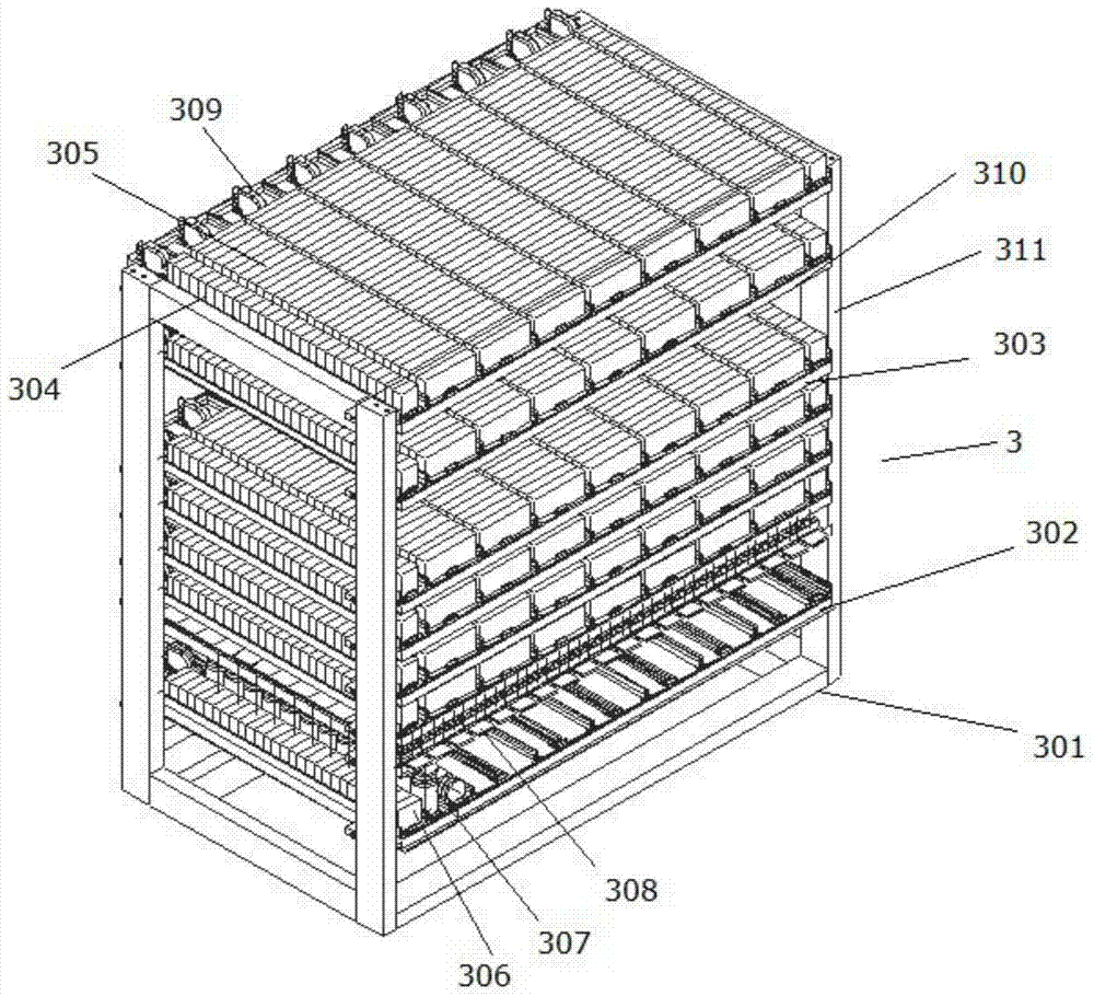 Building block type assembled dispensing system for packaged medicine