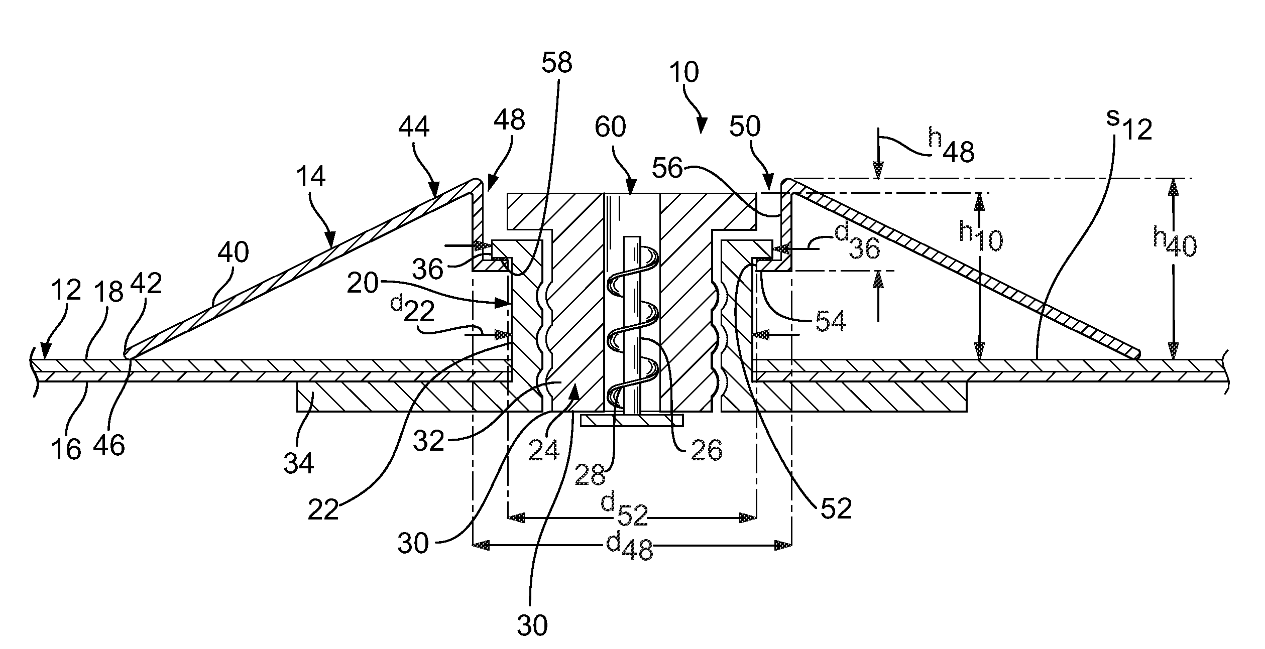 Cargo bag valve deflector