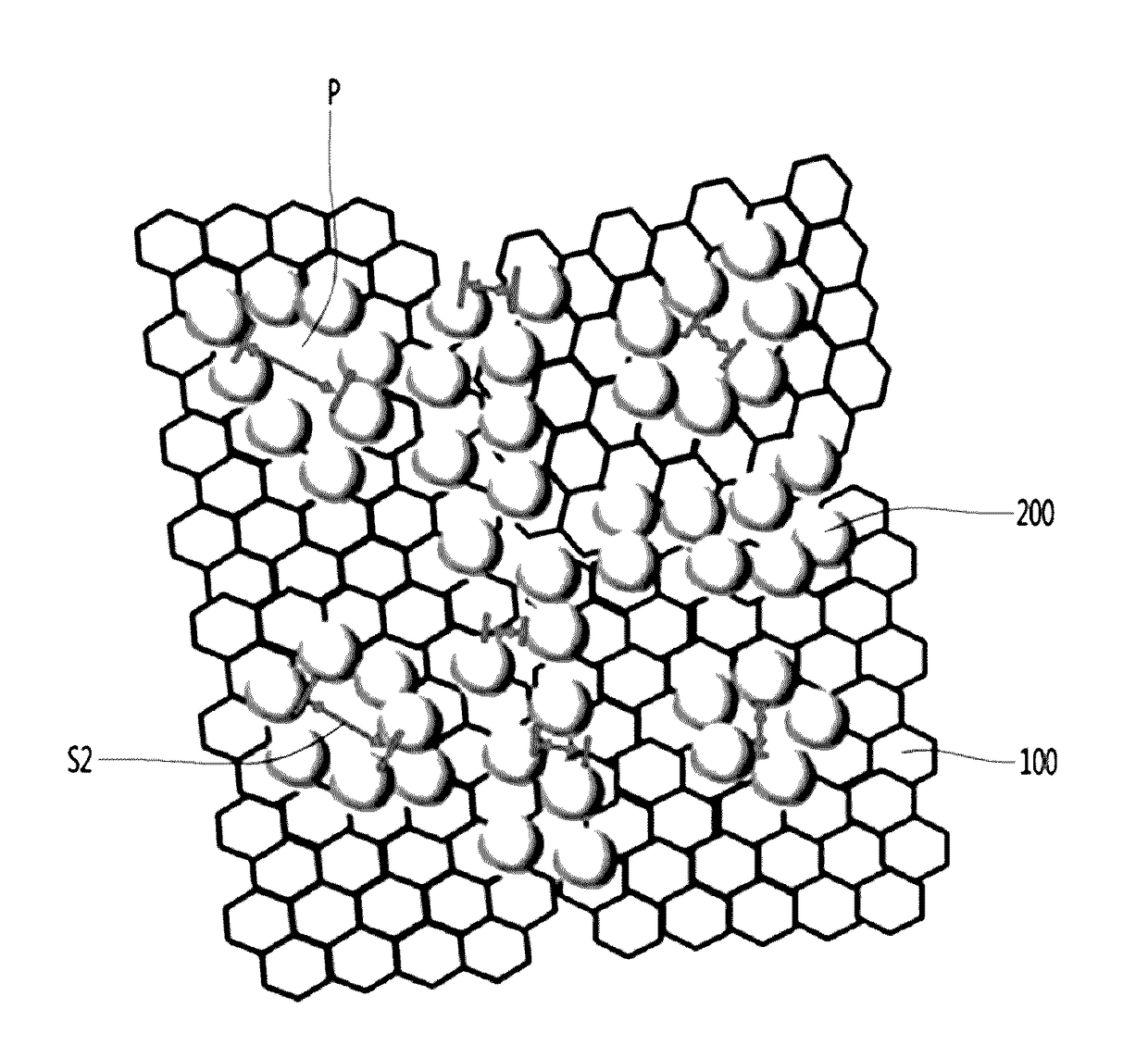 Membrane based on graphene and method of manufacturing same