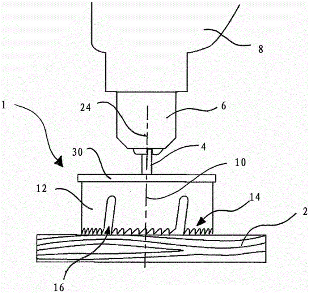 Tool for machine-cutting a workpiece