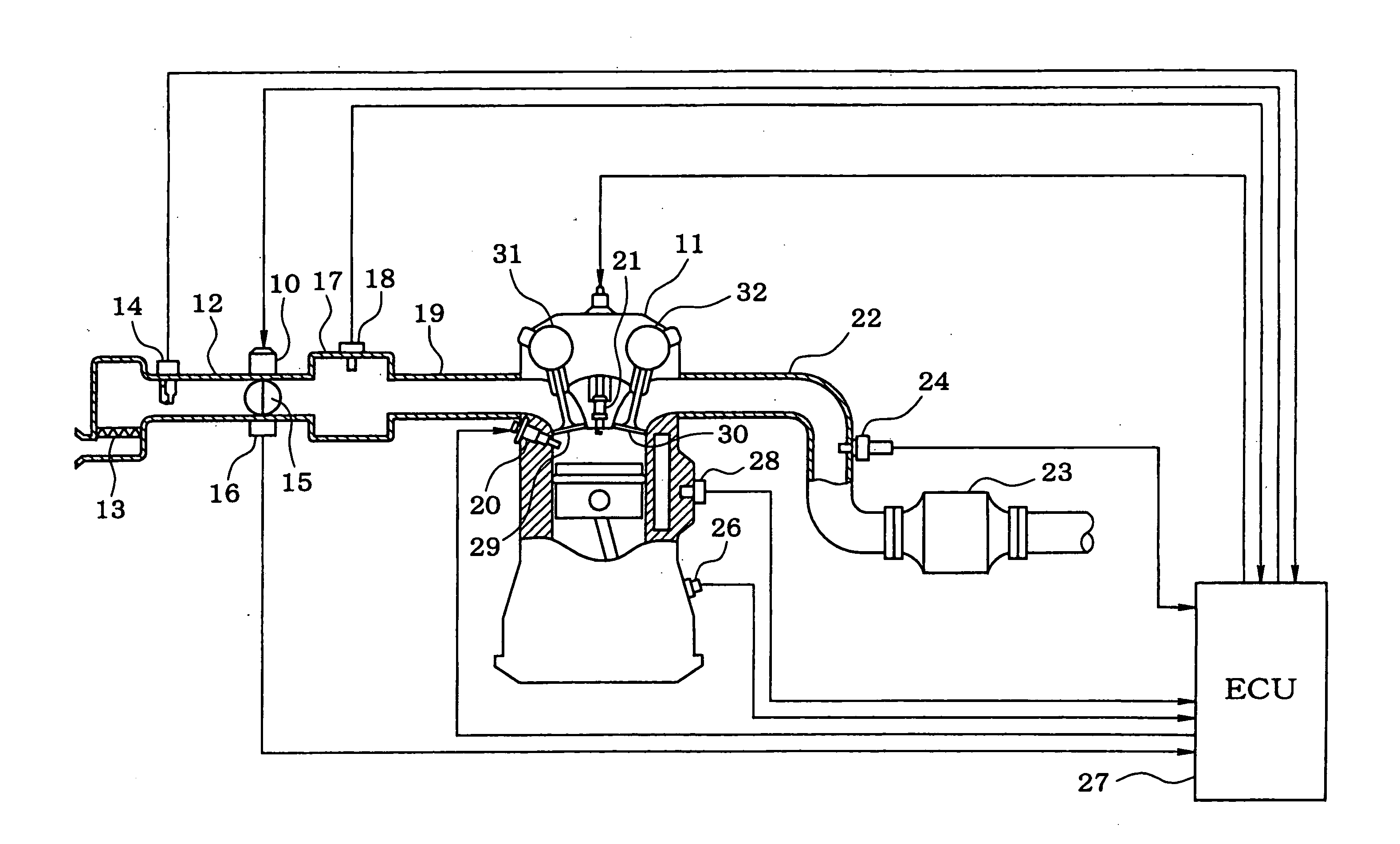 Knock determining device and method for internal combustion engine
