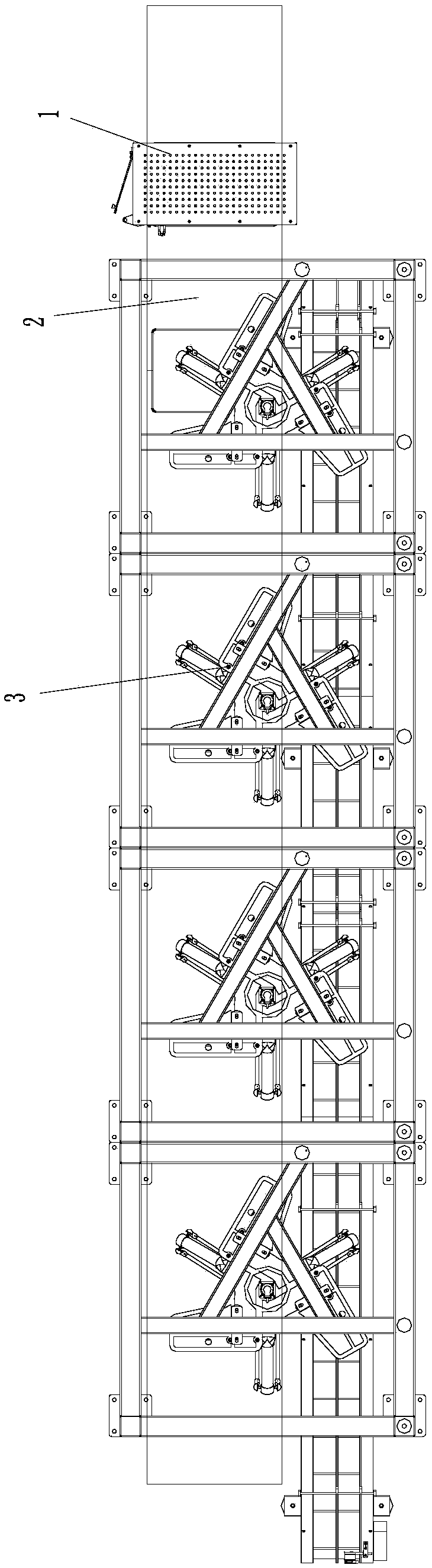 Size-adaptive article grabbing method and device adopting same