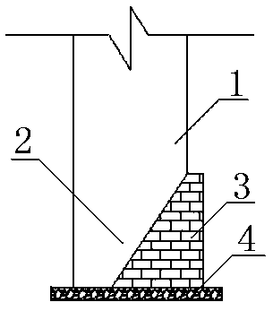 Large-size special-shaped open caisson foundation construction method