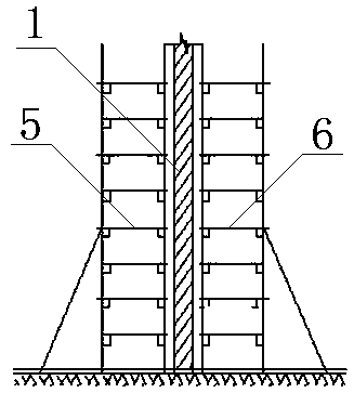 Large-size special-shaped open caisson foundation construction method