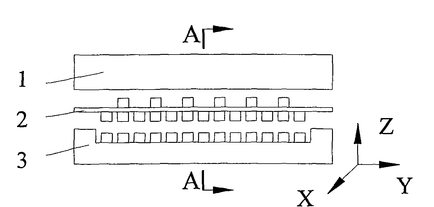 Self-heating type alcohol reforming hydrogen production micro channel reactor with micro-lug boss array structure