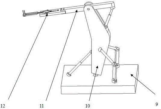 A photoelectric cell adjustment device for laser gyroscope light combination assembly