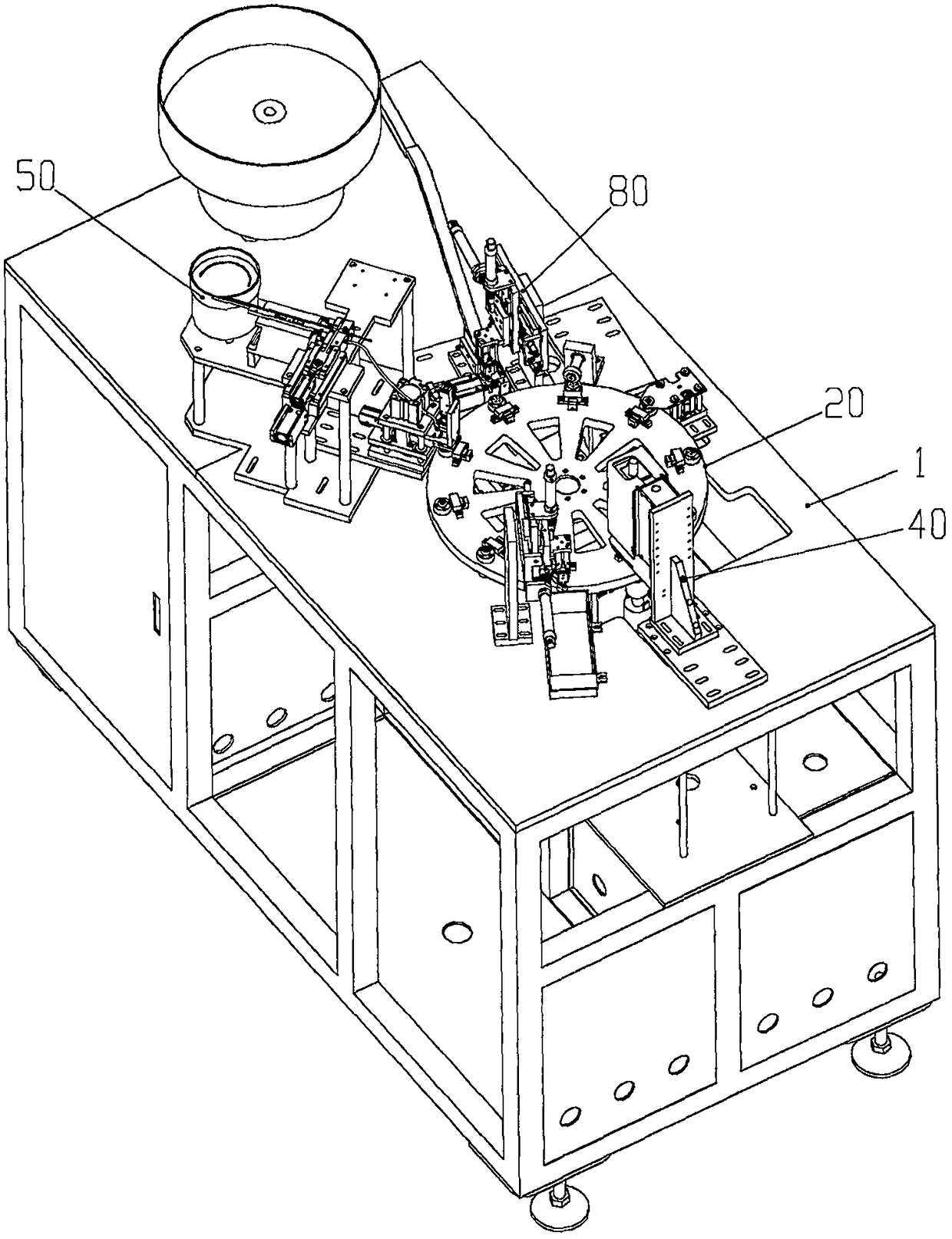 Medical container and automatic assembling technology thereof