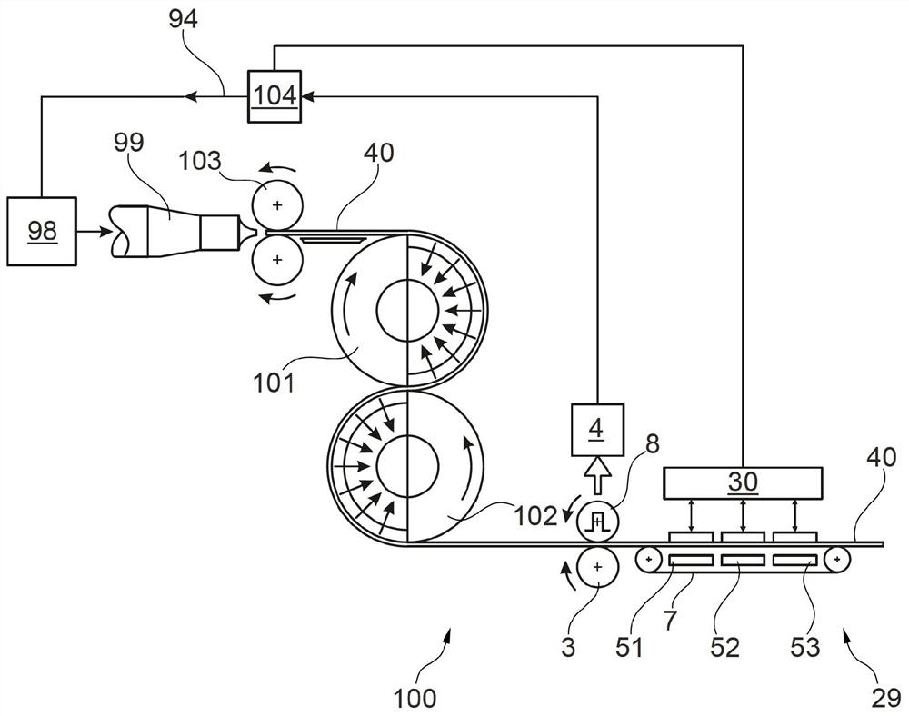 Apparatus and method for determining the proportion of additives and a machine for the tobacco processing industry