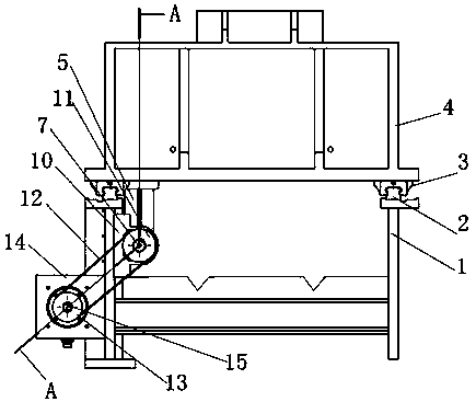 Milling lathe bed device for double-clamping and fixing long shaft pipe workpieces