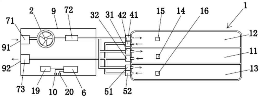 Air pressure adjustable air cushion structure and method for improving sleep quality