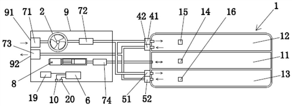 Air pressure adjustable air cushion structure and method for improving sleep quality