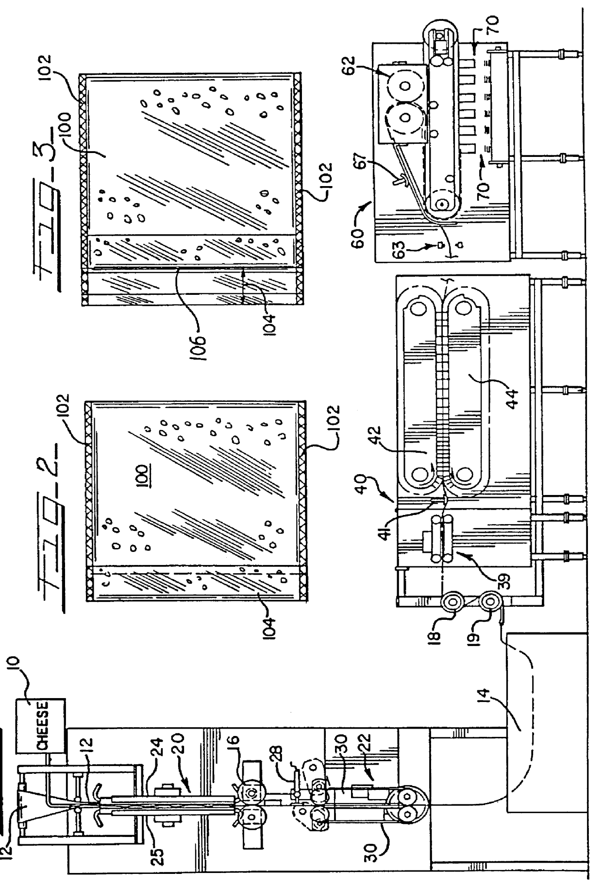 Method and apparatus for forming and hermetically sealing slices of food items