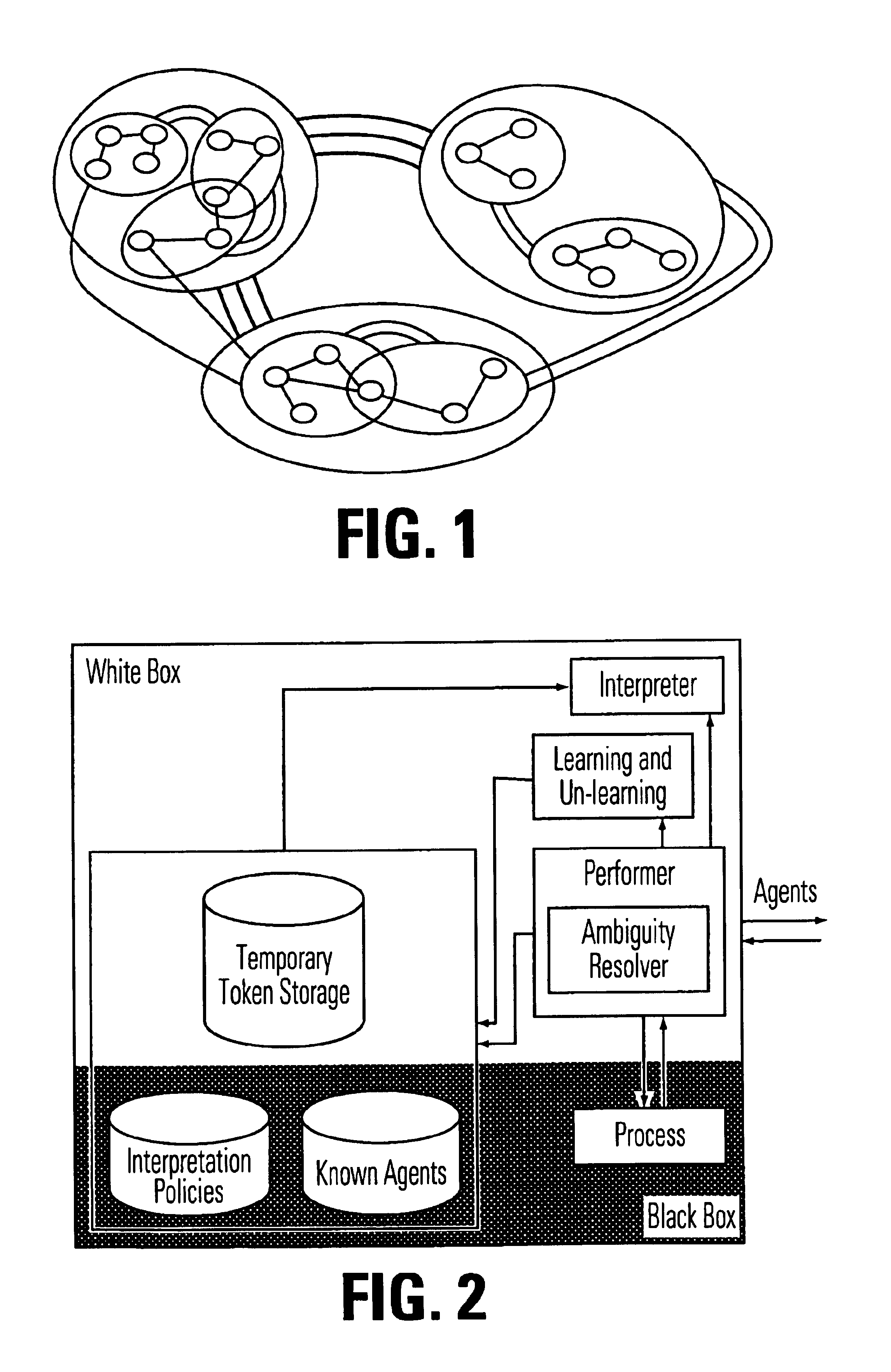 Interpretation phase for adaptive agent oriented software architecture