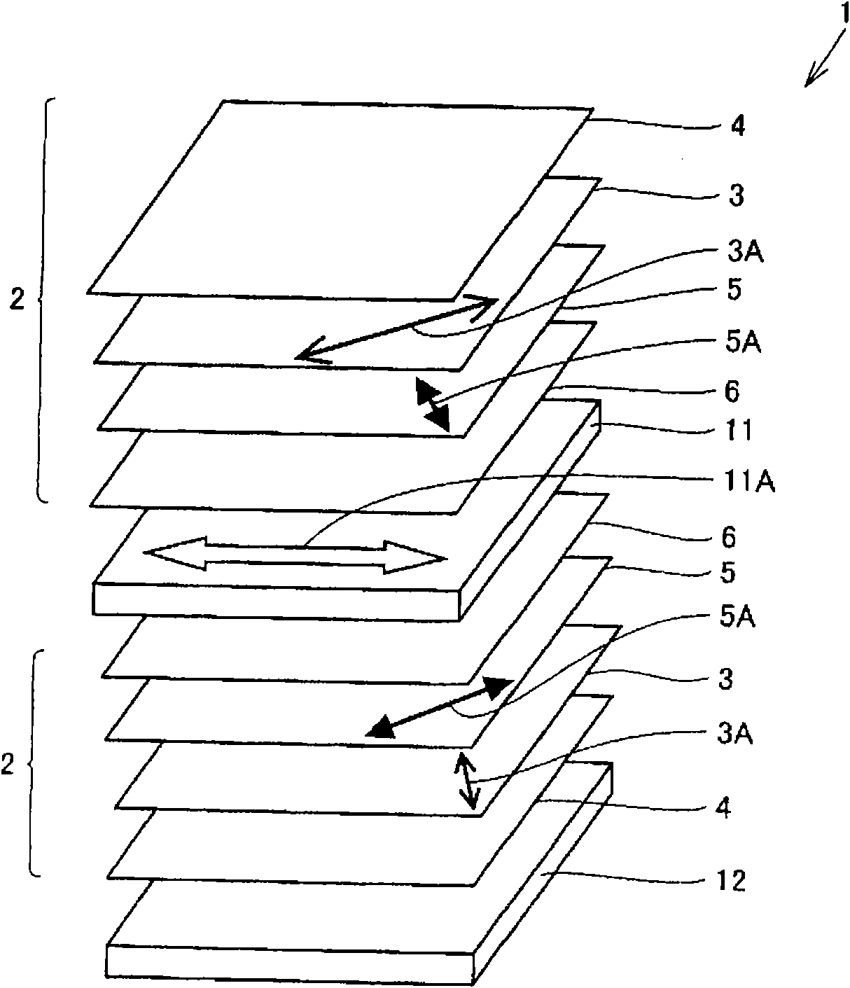 Composite polarizing plate and TN mode liquid crystal panel