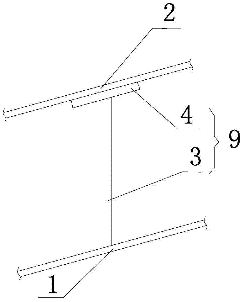 A double-plate bilge keel and its installation method