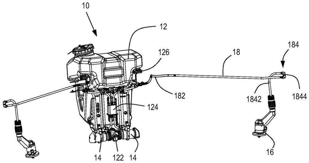 Unmanned aerial vehicle plant protection equipment and unmanned aerial vehicle airborne spraying device